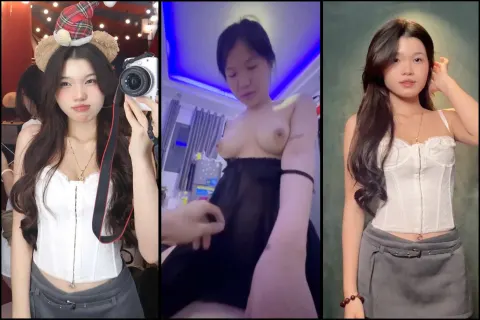 [Hot] Ngọc Thương 2k7 Hutech trắng trẻo vú siêu múp lộ clip cưỡi ngựa địt nhau với nyc